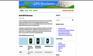 Golfcoursegpsreviews.com thumbnail