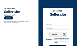 Golfer.site thumbnail