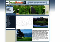 Golfingholidays.co.za thumbnail