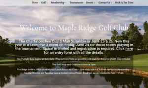 Golfmapleridge.com thumbnail