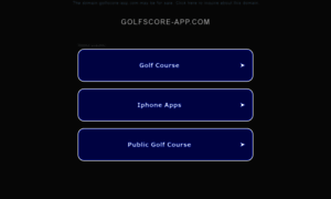 Golfscore-app.com thumbnail