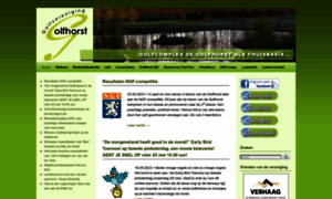 Golfvereniginggolfhorst.nl thumbnail