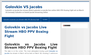 Golovkinvsjacobs.net thumbnail