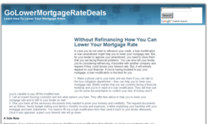 Golowermortgageratedeals.com thumbnail