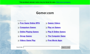 Gomer.com thumbnail