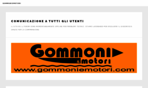 Gommoniemotori.com thumbnail
