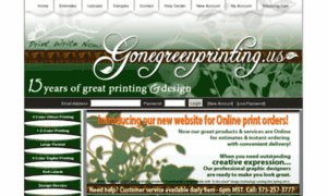 Gonegreenprinting.us thumbnail