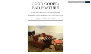 Goodcoderbadposture.com thumbnail