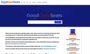 Gooddeedseats.com thumbnail