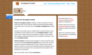 Goodgame-empire.cz thumbnail