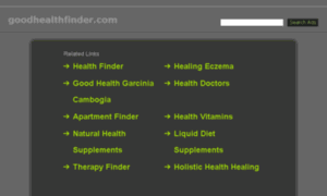 Goodhealthfinder.com thumbnail