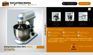 Goodluckbakerymachines.co.in thumbnail