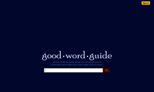 Goodwordguide.com thumbnail