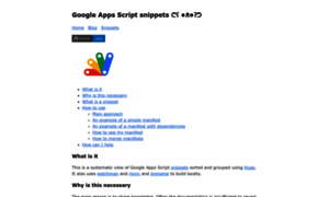 Google-apps-script-snippets.contributor.pw thumbnail