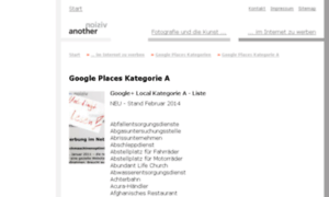 Google-branchencenter-kategorien.another-vision.de thumbnail