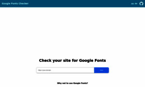 Google-fonts-checker.54gradsoftware.de thumbnail