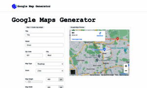 Google-map-generator.com thumbnail