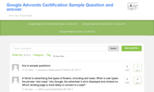 Googleadwordscertificationhelp.com thumbnail