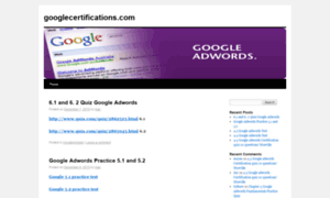 Googlecertifications.com thumbnail