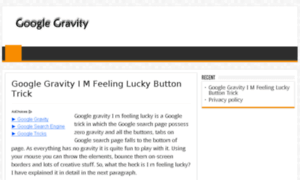 Googlegravityimfeelinglucky.com thumbnail