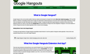 Googlehangouts.org thumbnail