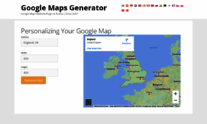 Googlemapsgenerator.com thumbnail