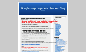 Googleserppagerankchecker.wordpress.com thumbnail