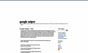 Googlesniper.webblogg.se thumbnail