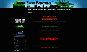 Gooseriverpaintball.com thumbnail