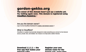 Gordon-gekko.org thumbnail