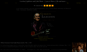 Gordonlightfoot.com thumbnail