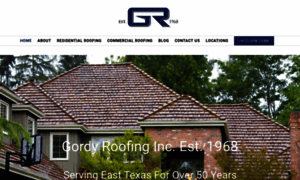 Gordyroofing.com thumbnail