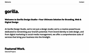 Gorilladesignstudio.com thumbnail