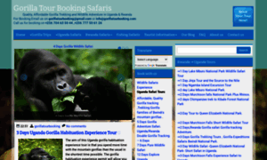 Gorillatourbooking.com thumbnail