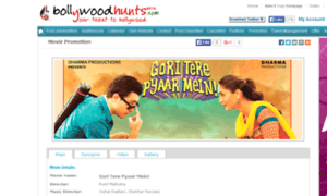 Goriterepyaarmein.bollywoodhunts.com thumbnail