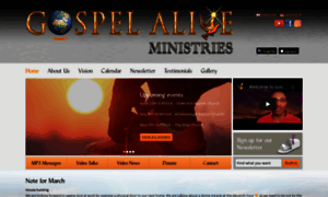 Gospelaliveministries.com thumbnail