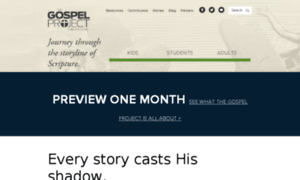 Gospelproject.wpengine.com thumbnail