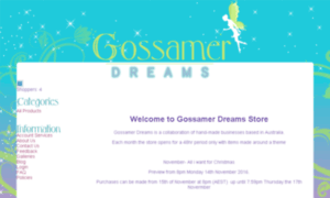Gossamerdreams.com.au thumbnail