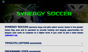 Gosynergysoccer.com thumbnail