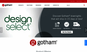 Gothamlighting.acuitybrands.com thumbnail