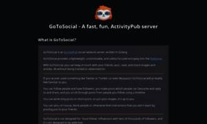 Gotosocial.org thumbnail