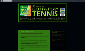 Gottaplaytennis.net thumbnail