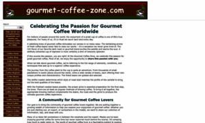 Gourmet-coffee-zone.com thumbnail