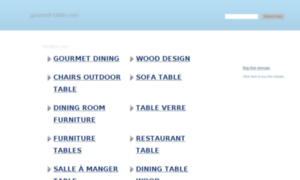 Gourmet-table.com thumbnail