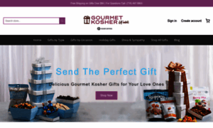 Gourmetkoshergiftbaskets.com thumbnail