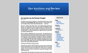 Govauctionsorgdotorg.wordpress.com thumbnail