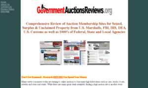 Governmentauctionsreview.org thumbnail