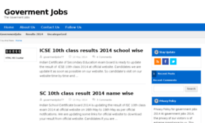 Governmentjobs2014.in thumbnail