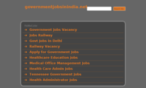 Governmentjobsinindia.net thumbnail
