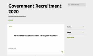 Governmentrecruitments.blogspot.com thumbnail